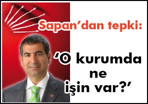Sapan’dan Türköne’ye sert tepki